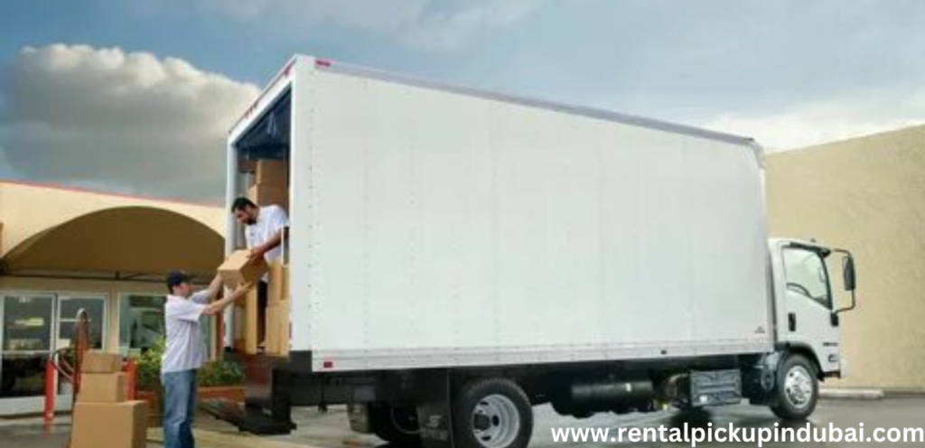 Truck for rental services