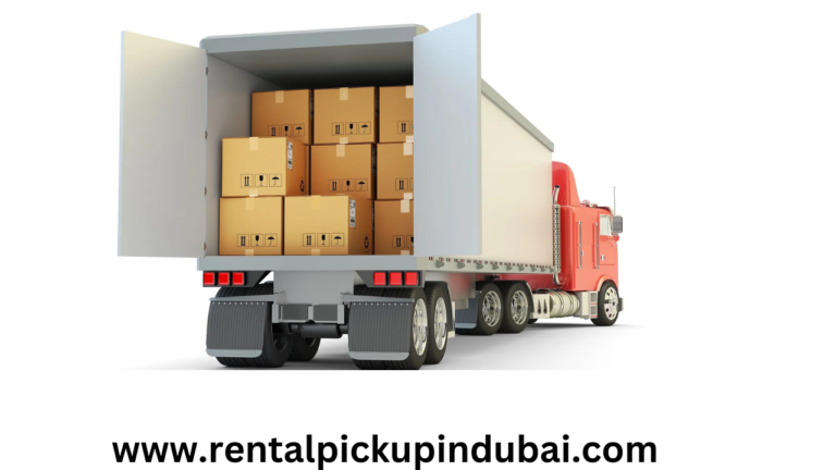 Best Pickup Rental Moving Truck In Dubai