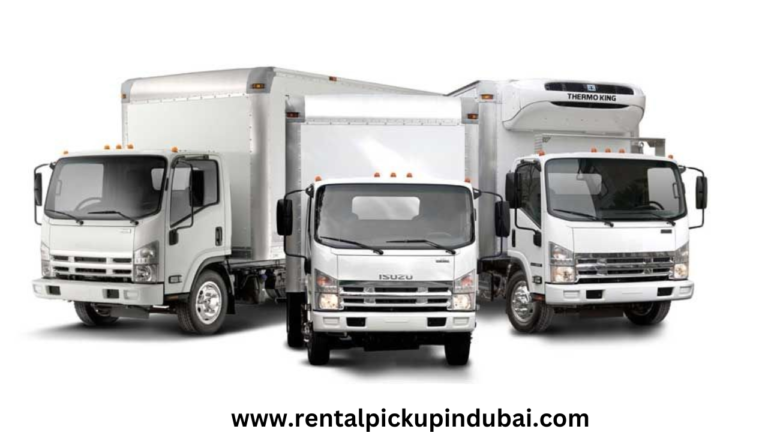 1, 3, 5, 7-ton pickup for rent in Silicon Oasis Dubai | Available 24/7