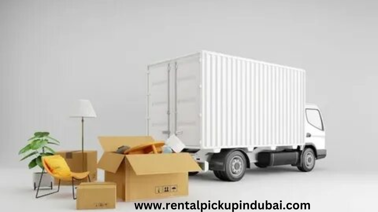 Sports City Dubai 1-ton pickup truck rental for furniture moving