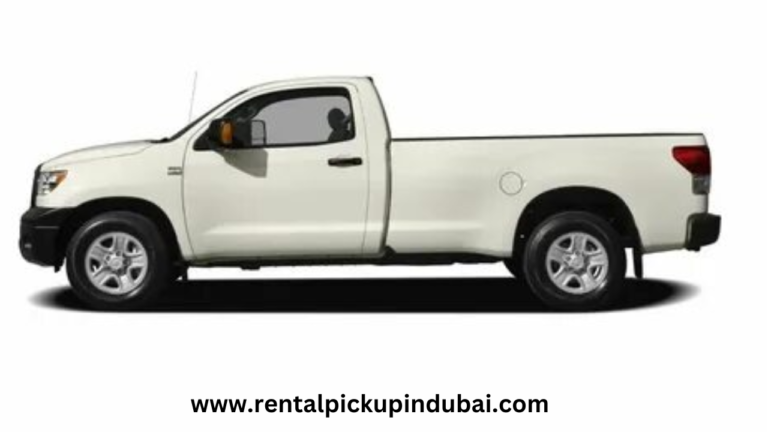 1-ton pickup rental in Dubai with competitive pricing and service